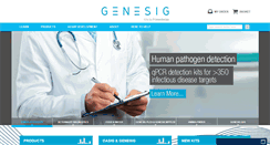 Desktop Screenshot of genesig.com
